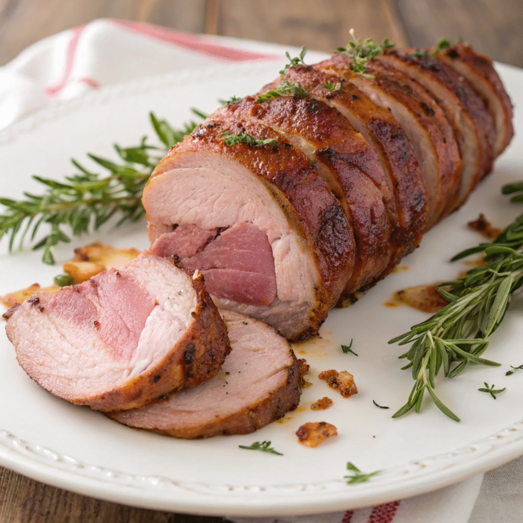 Bacon-Wrapped Pork Tenderloin