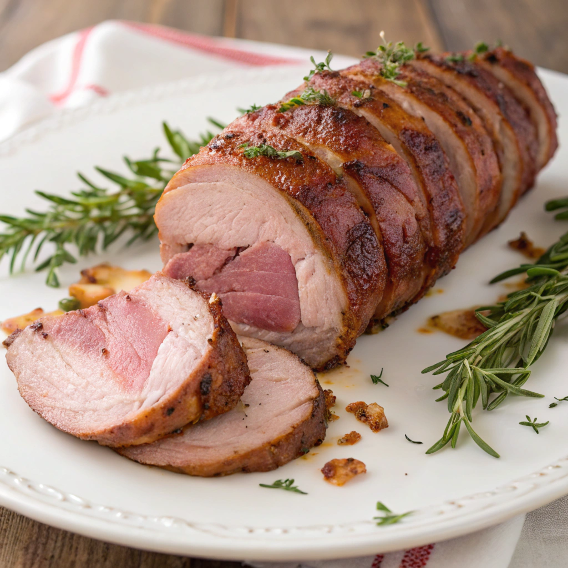 Bacon-Wrapped Pork Tenderloin