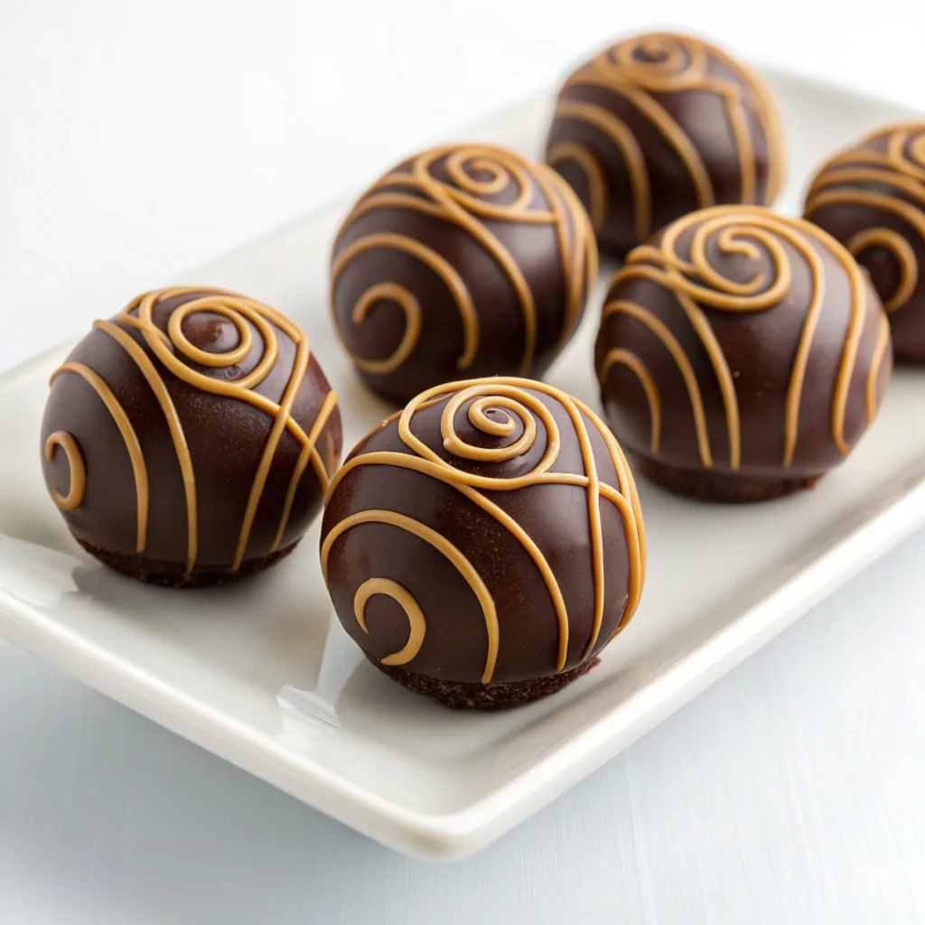 Caramel Swirl Chocolate Truffles