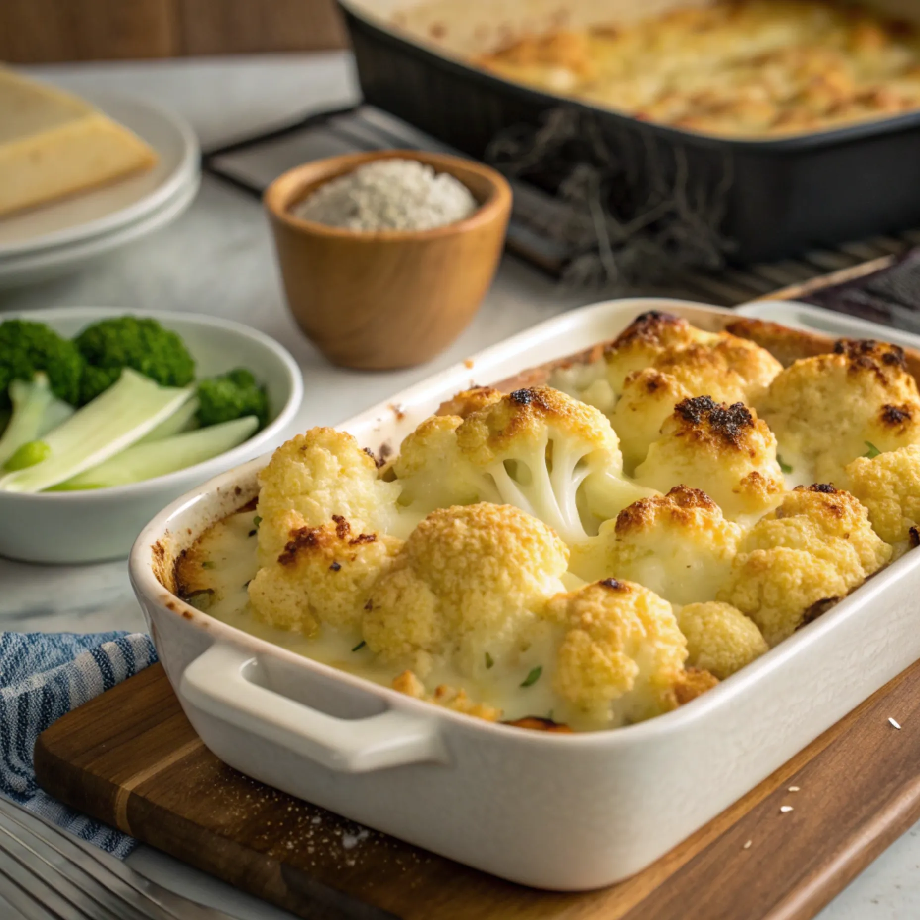 Cheesy Cauliflower Bake