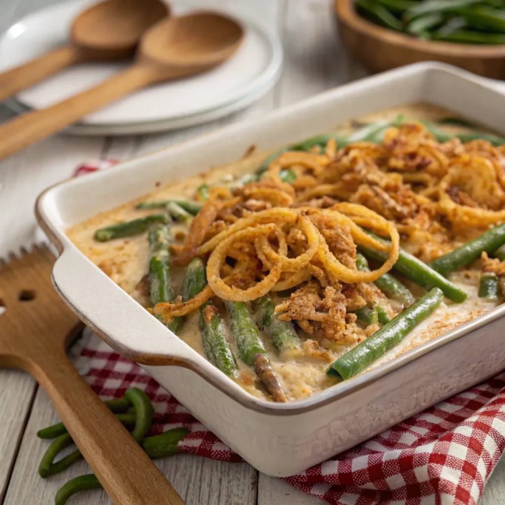 Classic Southern Green Bean Casserole