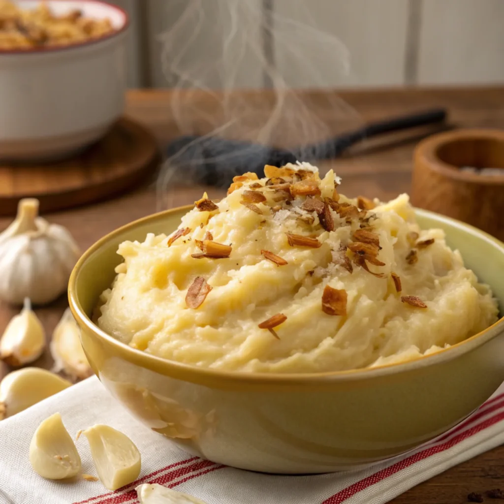 Garlic Parmesan Mashed Potatoes