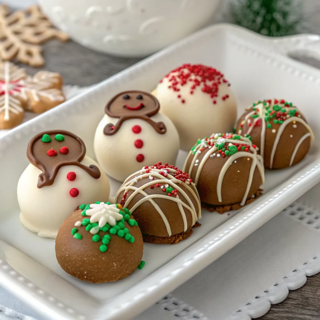 Gingerbread Cookie Truffles