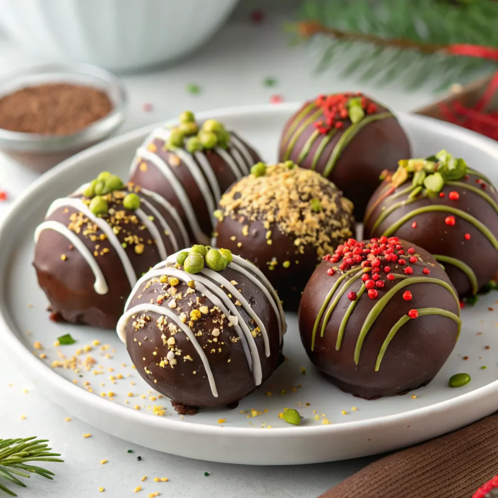 Nutella Christmas Truffles
